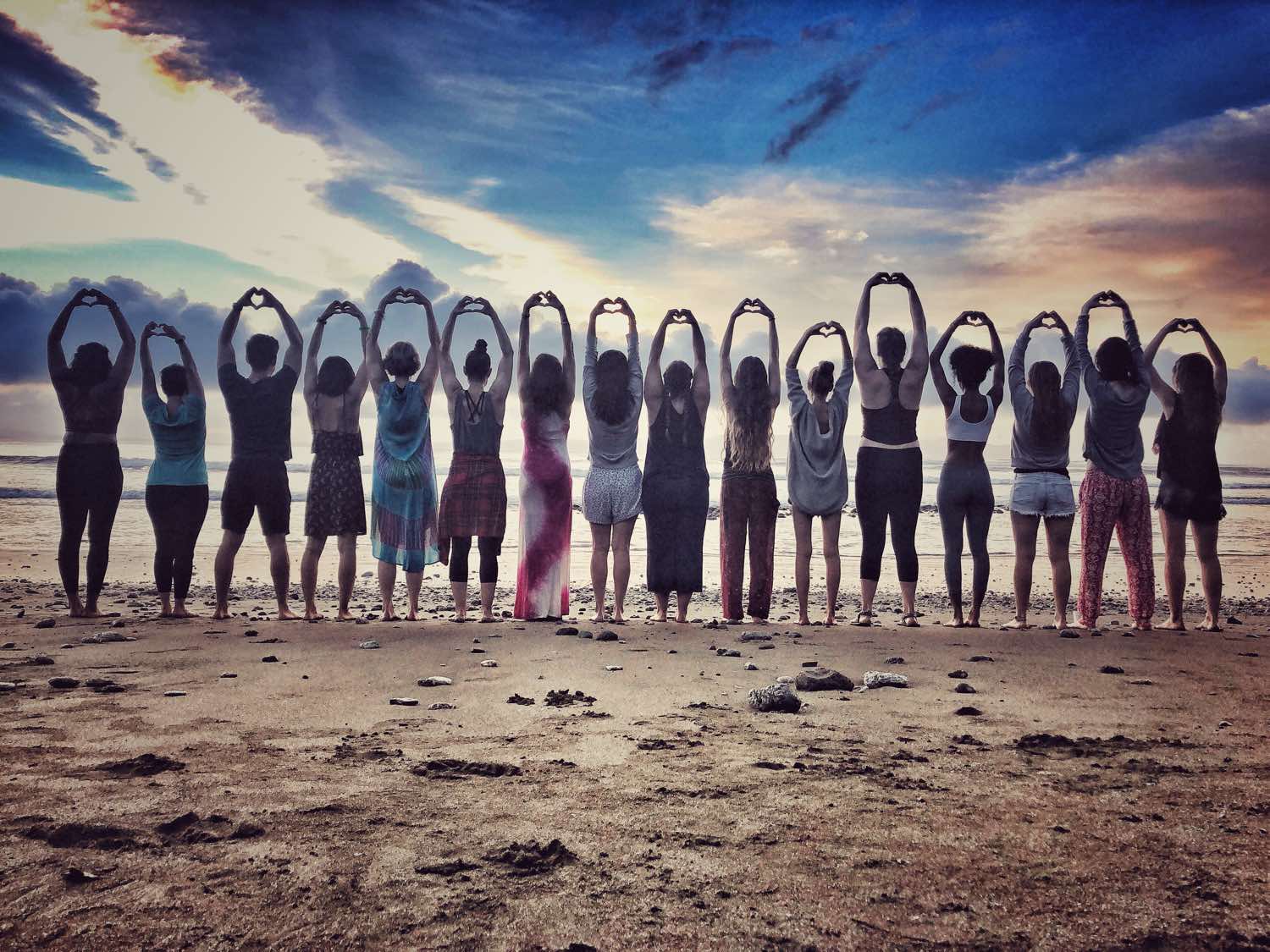 group yoga retreat || What is your message || Beach