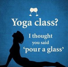 when yoga and wine combine