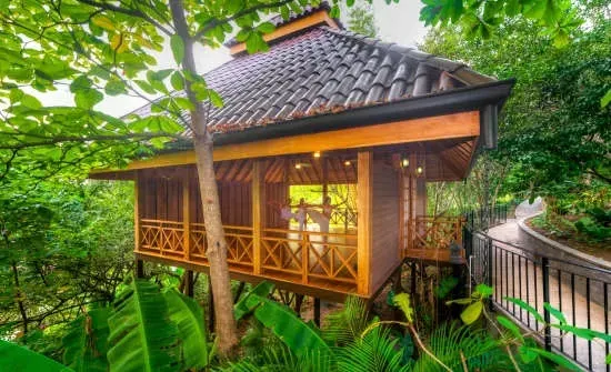 Samasati rainforest yoga retreat overlooking Caribbean coast Puerto Viejo Costa Rica