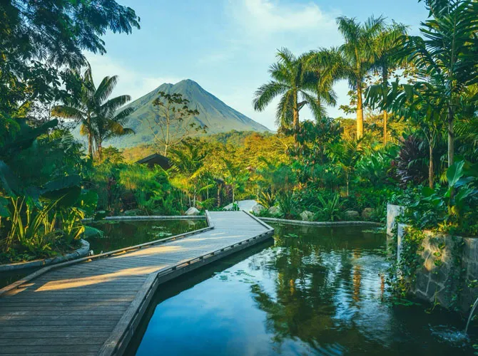 Narayana wellness retreat with Arenal volcano views Costa Rica