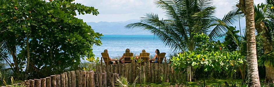 Blue Osa beachfront yoga studio Osa Peninsula ocean view