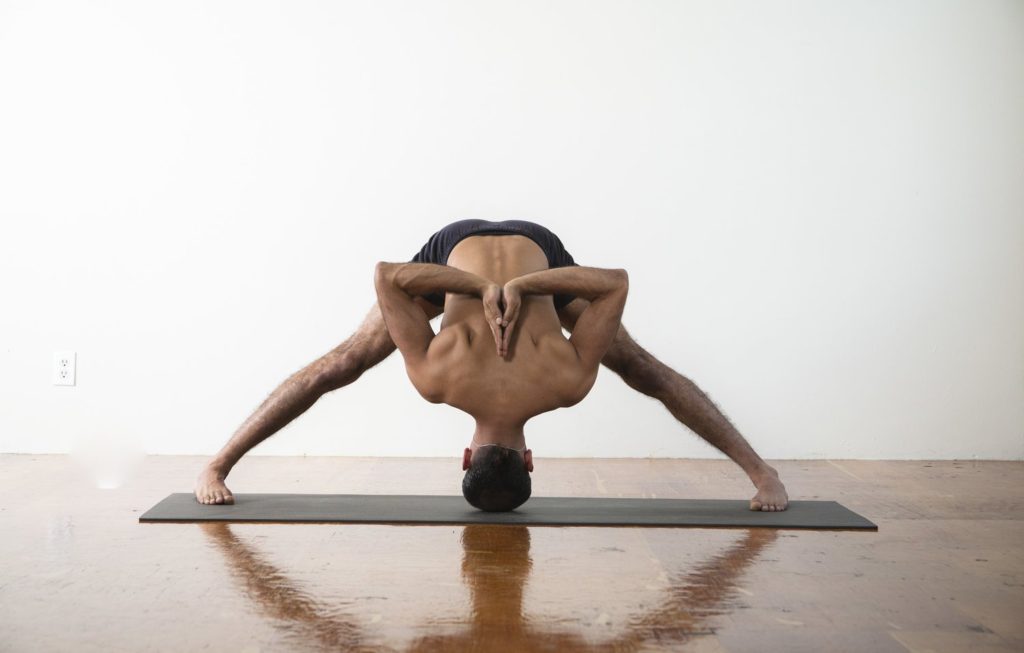 Wide legged forward fold