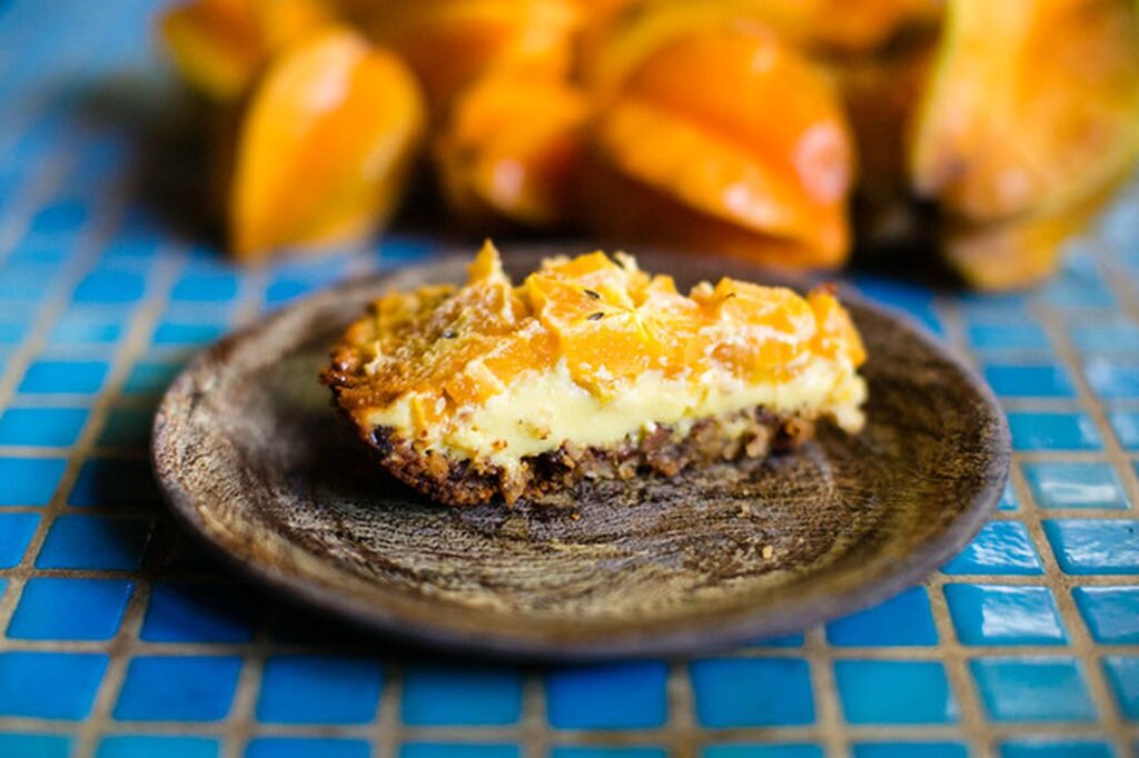 starfruit pie by Blue Osa yoga retreat | Starfruit pie recipe