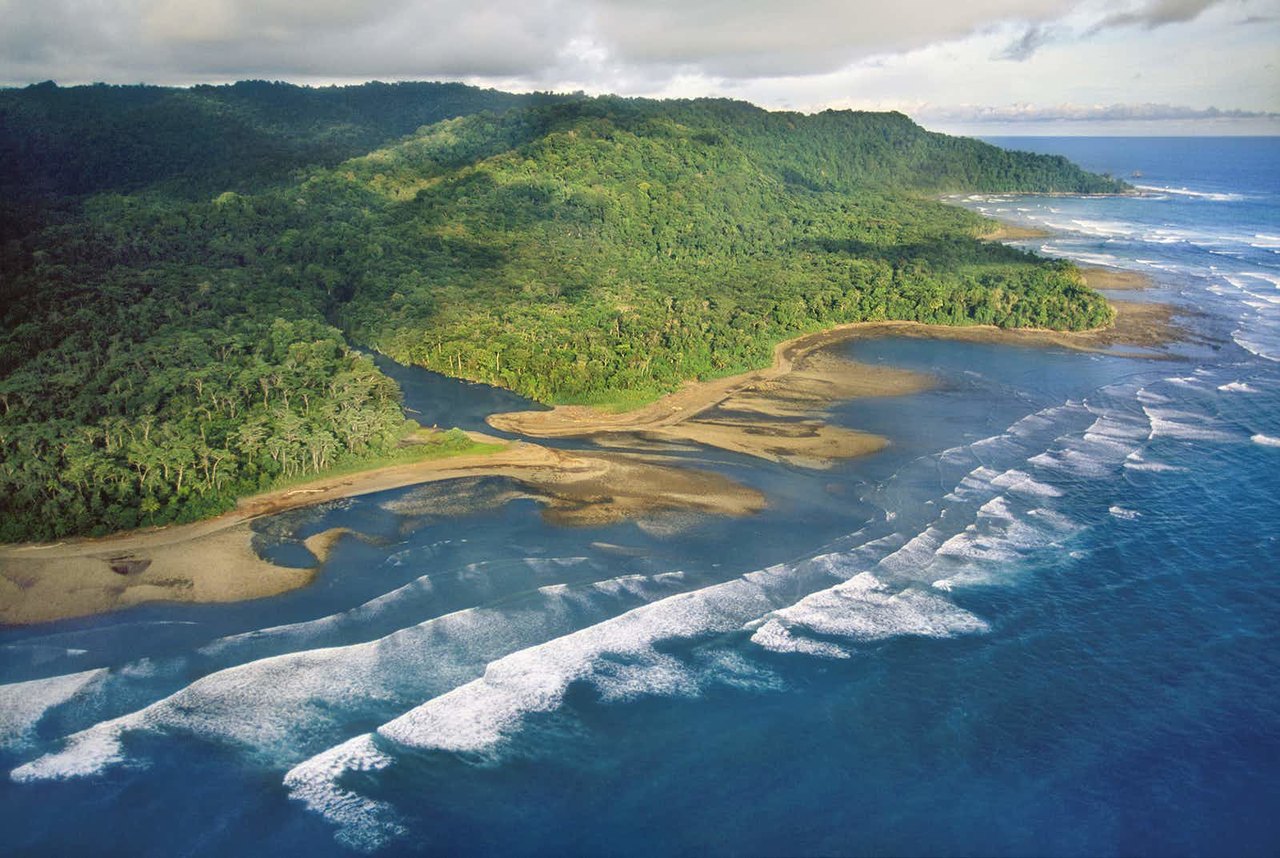 a view of the osa peninsula costa rica