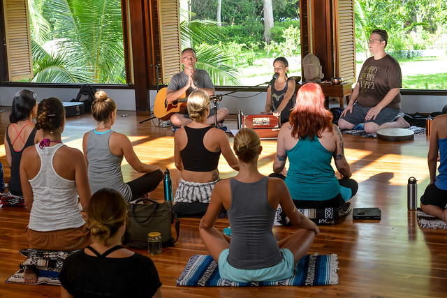 A live kirtan band helps us explore different elements of our yoga practice during teacher training