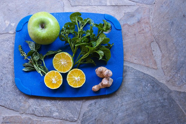 Ingredients for Blue Osa detox Smoothie