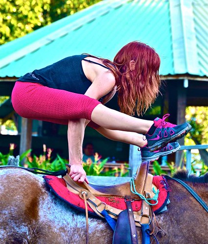 How To Practice Yoga Anywhere You Go On A Horse
