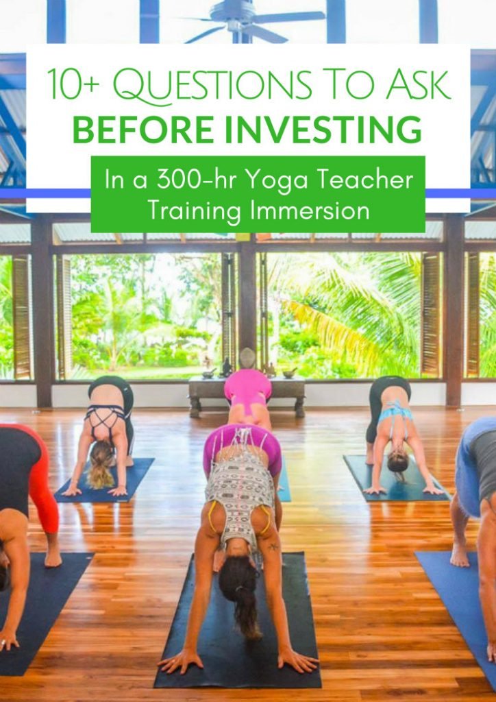 yoga teacher training immersion