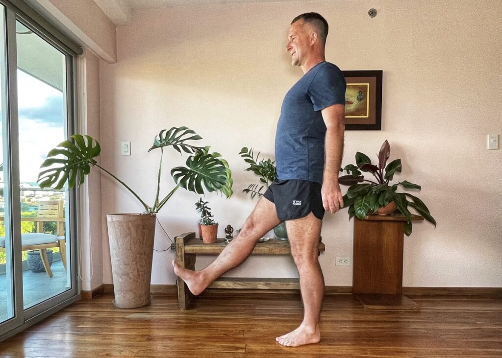 standing leg lift | yogi aaron applied yoga anatomy + muscle activation™
