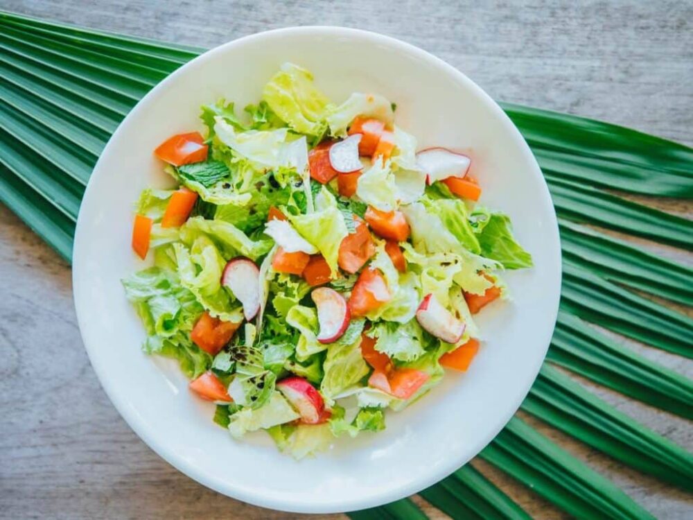 Farm to table organic meals Costa Rica yoga teacher training Blue Osa