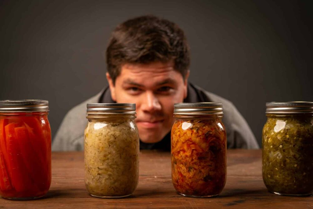 man making Sauerkraut
healthy food yoga diet