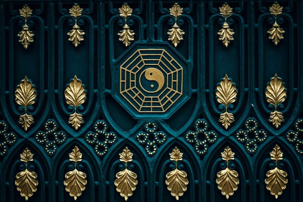 yin yang asian temple door is yoga a religion taoism