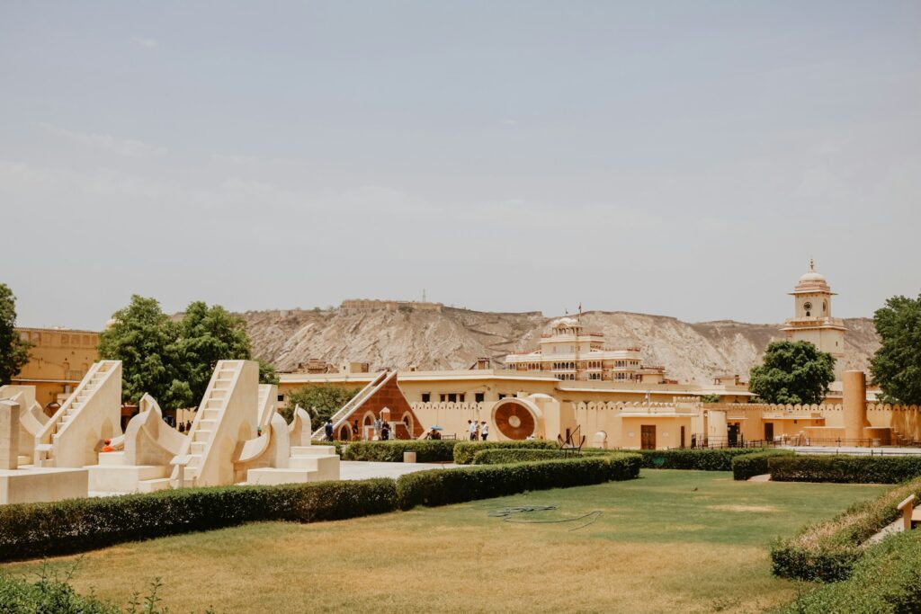 white concrete castle at daytime jantar mantar journey to india trip to india